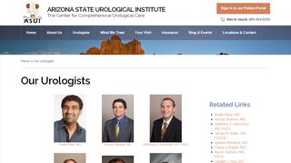 
                            3. Our Urologists - Arizona State Urological Institute