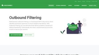 
                            5. Outbound Filtering - MailChannels