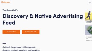 
                            10. Outbrain.com - Discovery & Native Advertising Feed