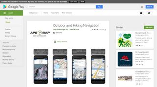 
                            4. Outdoor and Hiking Navigation - Apps on Google Play