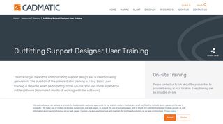 
                            2. Outfitting Support Designer User Training - CADMATIC