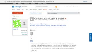 
                            6. Outlook 2003 Login Screen - …