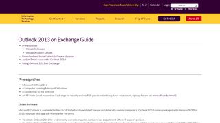 
                            6. Outlook 2013 on Exchange Guide - its.sfsu.edu