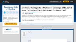 
                            3. Outlook 2016 login to a Mailbox of Exchange 2016, but it ...