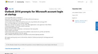 
                            9. Outlook 2016 prompts for Microsoft account login at ...