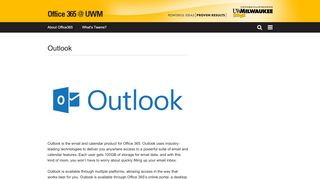 
                            1. Outlook | Office 365 at UWM