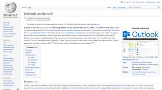 
                            10. Outlook on the web - Wikipedia
