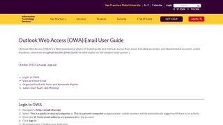 
                            3. Outlook Web Access (OWA) Email User Guide - …