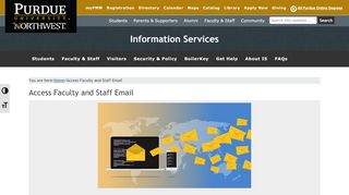 
                            3. Outlook Web App – Information Services - PNW