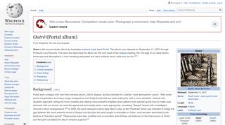 
                            5. Outré (Portal album) - Wikipedia