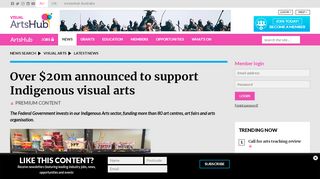 
                            6. Over $20m announced to support Indigenous visual arts ...