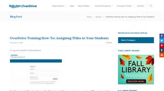 
                            5. OverDrive Training How-To: Assigning Titles to Your Students ...