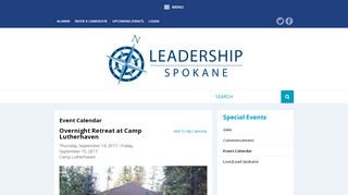 
                            6. Overnight Retreat at Camp Lutherhaven - Leadership Spokane