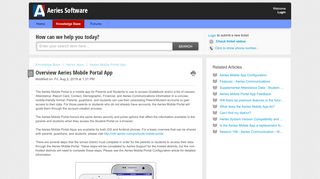 
                            4. Overview Aeries Mobile Portal App : Aeries Software