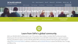 
                            3. Overview of SAFe Community | Scaled Agile