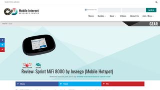 
                            3. Overview: Sprint MiFi 8000 by Inseego (Mobile Hotspot ...