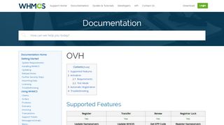 
                            3. OVH - WHMCS Documentation