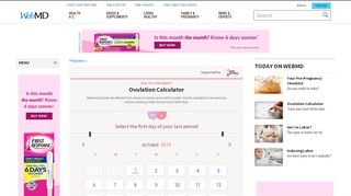 
                            3. Ovulation Calculator & Calendar - Determine Your Most ...