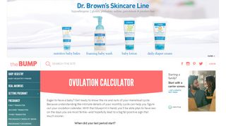 
                            8. Ovulation Calculator - thebump.com