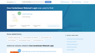 
                            4. Owa Centerbeam Webmail Login at …