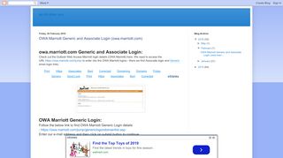 
                            4. OWA Marriott Generic and Associate Login (owa.marriott.com) | My HR ...