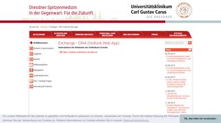 
                            7. OWA (Outlook Web App) — Deutsch - uniklinikum …