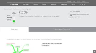 
                            7. owa.giz.de - Domain - McAfee Labs Threat Center