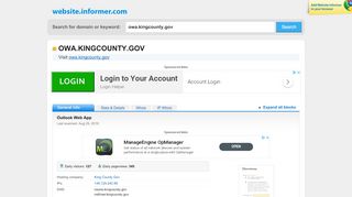 
                            8. owa.kingcounty.gov at WI. Outlook Web App