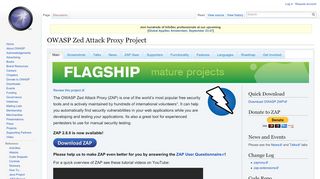 
                            8. OWASP Zed Attack Proxy Project - OWASP
