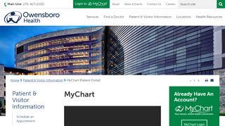 
                            9. Owensboro Health MyChart (Patient Portal) - Owensboro Health