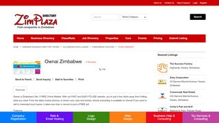 
                            4. Ownai Zimbabwe - ZimPlaza