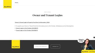 
                            7. Owner and Tenant Logins - Rest login - Ray White Pakenham