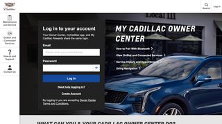 
                            2. Owner Center Home - Cadillac