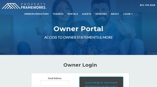 
                            3. Owner Login - Property Frameworks