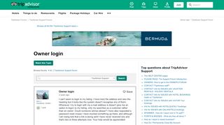 
                            4. Owner login - TripAdvisor Support Forum