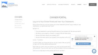 
                            2. Owner Portal — Jensen Properties San Diego