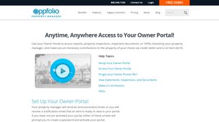 
                            6. Owner Portal Overview - AppFolio