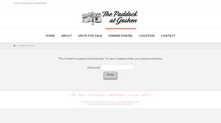 
                            6. Owner Portal | The Paddock at Goshen