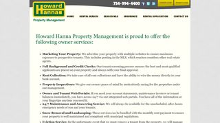 
                            4. Owner Services - Howard Hanna Property Management