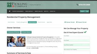 
                            6. Owner Services - Residential Property Management - Stockbridge, GA