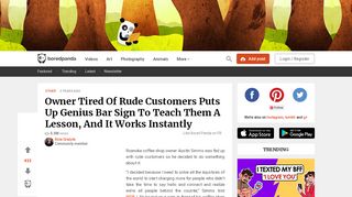 
                            5. Owner Tired Of Rude Customers Puts Up Genius …