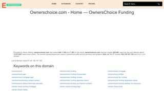 
                            6. Ownerschoice.com - Home — OwnersChoice Funding
