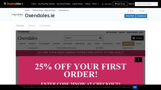 
                            7. Oxendales.ie - ShoppingOnline.ie