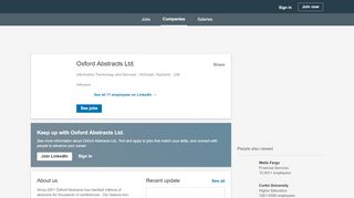 
                            6. Oxford Abstracts Ltd. | LinkedIn