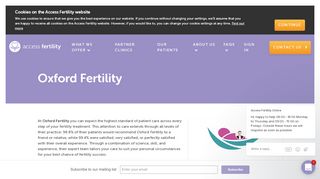 
                            9. Oxford Fertility | Access Fertility Unlimited IVF and Refund Programmes