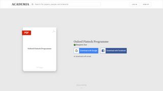 
                            7. Oxford Fintech Programme - Academia.edu