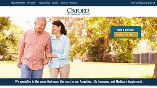 
                            2. Oxford Life Insurance Company