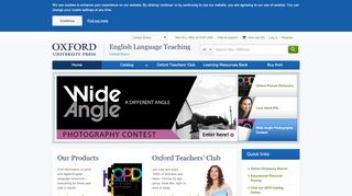 
                            6. Oxford University Press - English Language Teaching Home Page