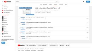 
                            7. OXID eShop Admin Tutorial #Part 01 - 05 - YouTube
