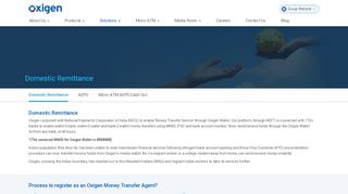 
                            1. Oxigen Domestic Remittance Services | Oxigen …